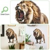 RAINBOW WSK Lifelike Lion Wall Decals Peel and Stick 3D