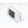 Seiko SQ321W Alarm Clock, Digital Clock, Radio, White, 1.9 x