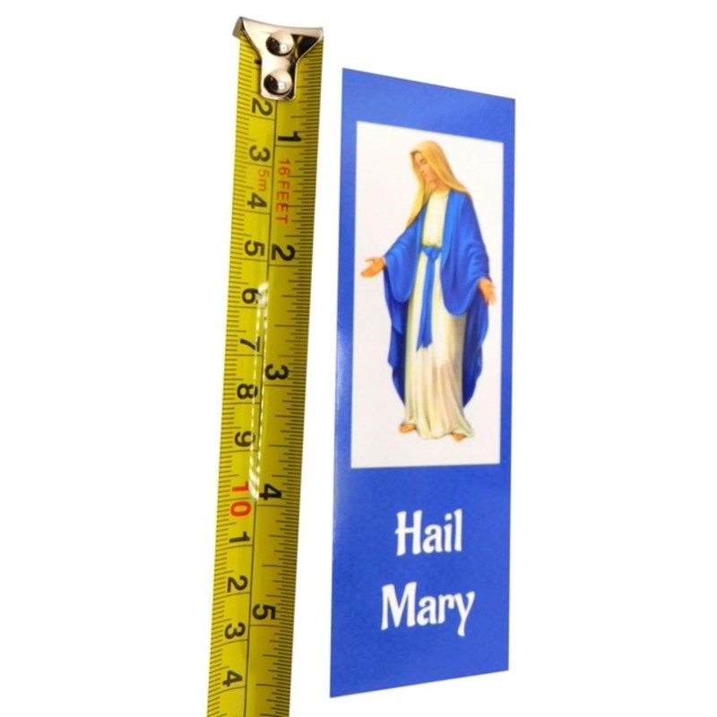 Hail Mary Bookmark Holy Cards Bundle with Prayer Student Class