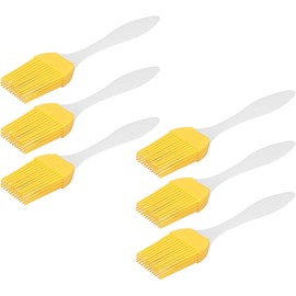 6 Piezas De Brocha para Hornear De Barbacoa De Grado Alimenticio, Brochas De Silicona para Untar Aceite, Mantequilla, Adobos para Adobos De Barbacoa, Pasteles, Salchichas De Pavo