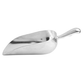 Ice Scoop Aluminum Alloy Utility Scoop for Bar Ice/Dry Bin/Dry Goods/Candy/Spice 38oz Capacity