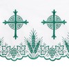 Christian Brands Green Eucharistic Altar Frontal 96 x 52 Inches