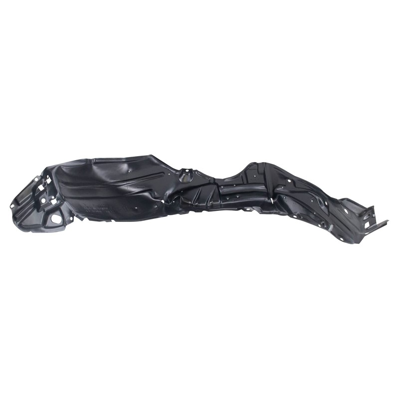 TRQ Front Right Inner Fender Liner Black Passenger Side Compatible