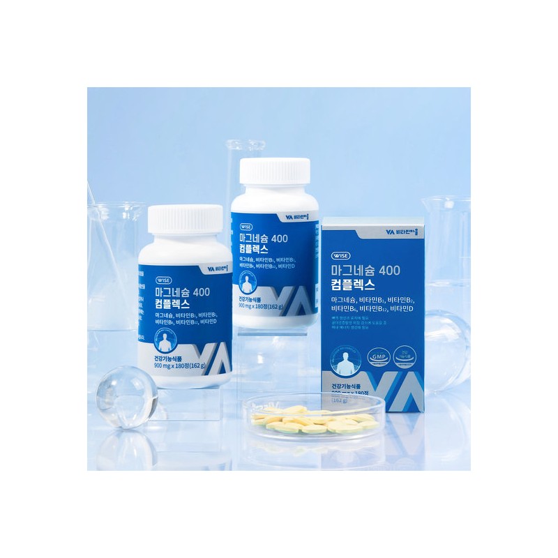 Vitamin Village 6-Ingredient Functional Magnesium 400 Complex (Total 360 Tablets,