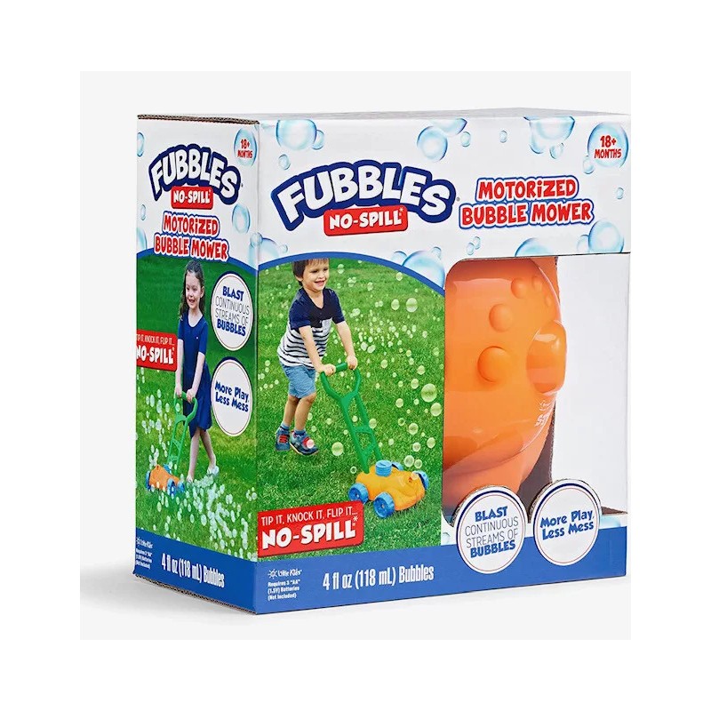 Little Kids Little Kids/Toddler Fubbles No-Spill Motorized Bubble Mower &