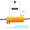 Kinstecks 4PCS 50W 6Ohm LED Load Resistors LED Turn Signal