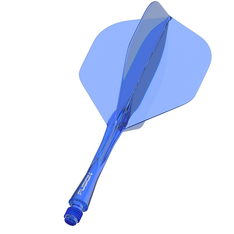 WINMAU Fusion Azure Blue Medium Intergrated Dart Flight and Shaft