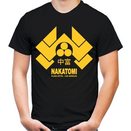Nakatomi Plaza Men's T-Shirt | Saying Die Slow Gift, black
