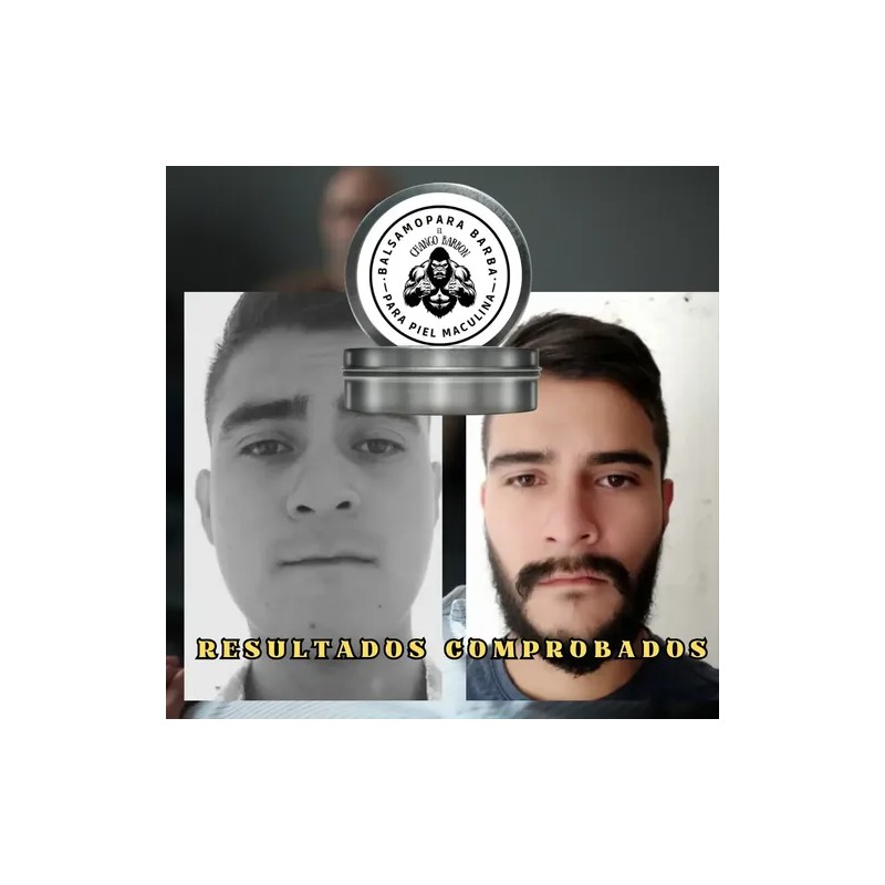Bálsamo Potente Crecimiento Para Barba Con Bergamota Biotina