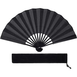 Yymobt Folding Hand Fans Bamboo Silk Fan Chinese Japanese Dancing Fans for Music Festival Hot Flash Performance Gift