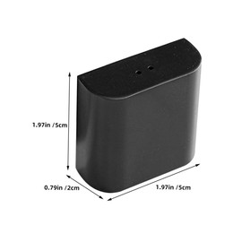 BIUDECO 1 Set Stainless Steel Seasoning Bottle Kitchen Decor and Accessories Condiment Containers Tiny Salt Shaker Sea Salt Shaker Kitchen Table Decor Unique Salt and Pepper Shakers Black