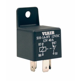 Viair 93940 40 Amp Air Compressor Relay for 12 Volt compressor , Black