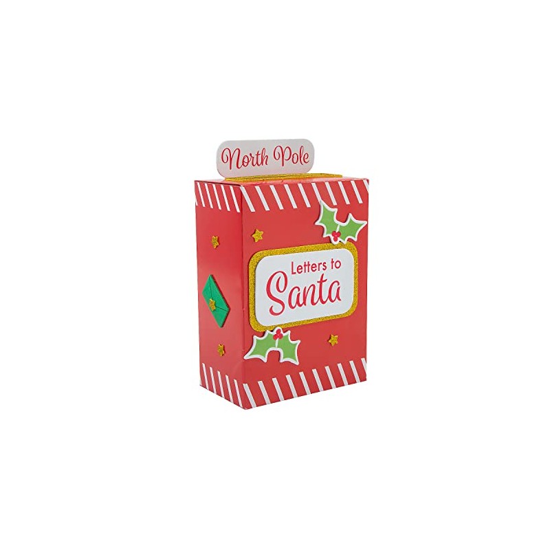 Santa Mailbox Craft Kit, Makes 1