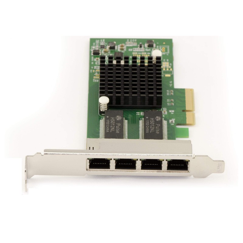 KALEA-INFORMATIQUE 4-Port Gigabit Ethernet Network Controller Card to PCIe x4