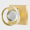 newliplace Glass Door Knobs Interior, Privacy Gold Door Knob with