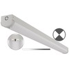 4FT LED Linear Strip Emergency Stairwell Light, 2 Watt Selectable,
