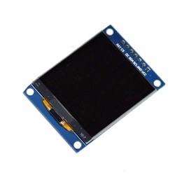 Hailege 1.5 Inch SH1107 OLED Display Module 1.5 Inch SPI 7 Pin 128 x 128 OLED Screen LCD Display White