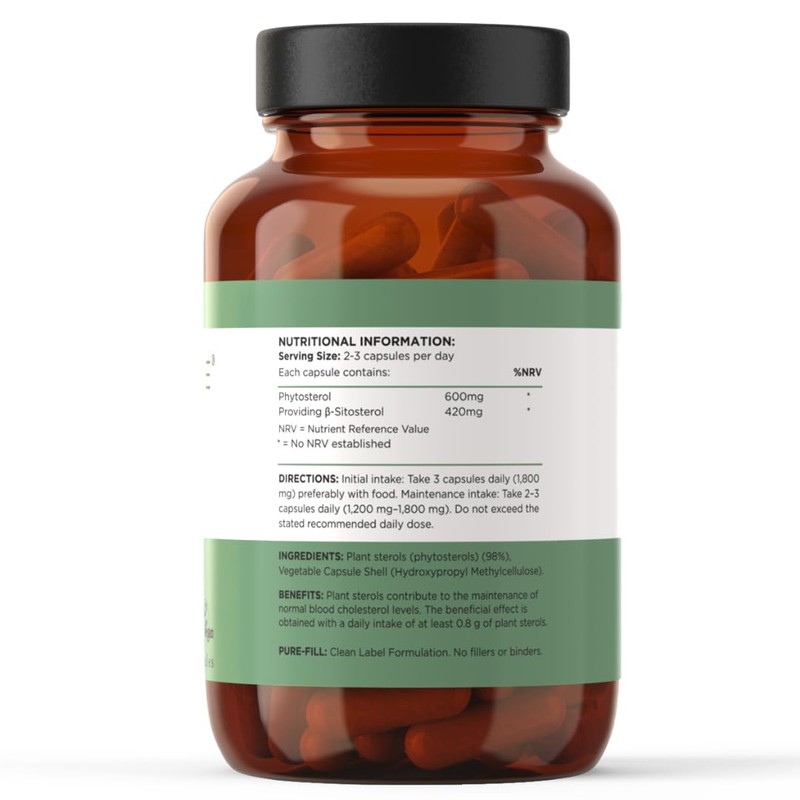 INNOPURE Plant Sterols Capsules (No Fillers or Binders) Pure-Fill Supplement,