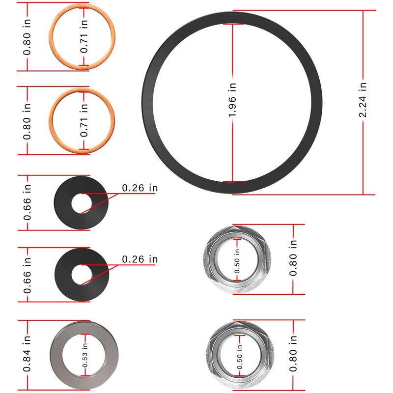 Replacement for Kohler GP30090 Niedecken Repair Kit, Valve Repair Kit