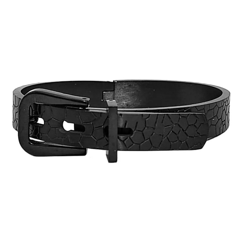 Pulsera Brazalete Cinturon Acero Inoxidable Elegante Unisex