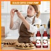 60 Pack Coffee Syrup Pump Tip Covers Black Rubber Pourer