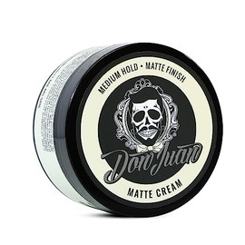 Don Juan Crema Mate | A Base De Agua | Fijación Media | Acabado Mate | Aroma De Barbershop, 4 Oz