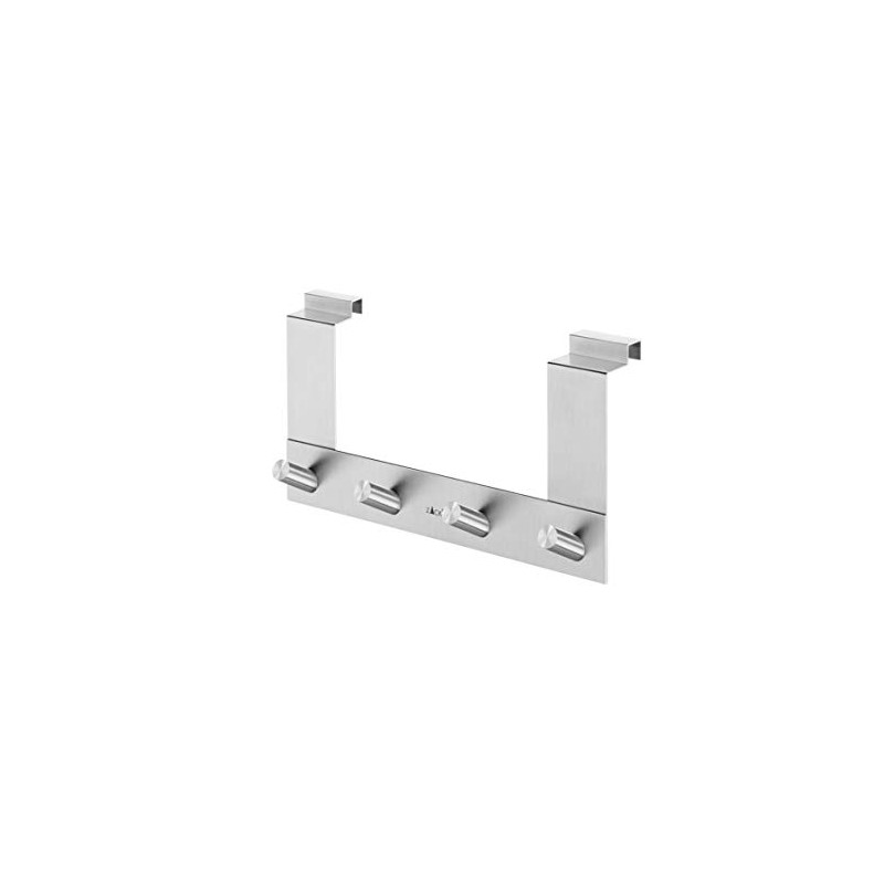 Zack Exit 20672 Door Hook Rail 4 Hooks Stainless Steel