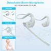 iDIGMALL Wireless Bluetooth 5.3 Headset Eabuds w/Noise Canceling Removable Boom