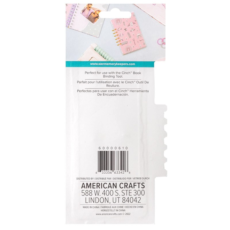 Cinch Bisagra Encuadernación Oro