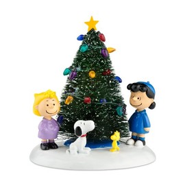 Department 56 Peanuts Village Adorno, diseño O' Christmas Tree