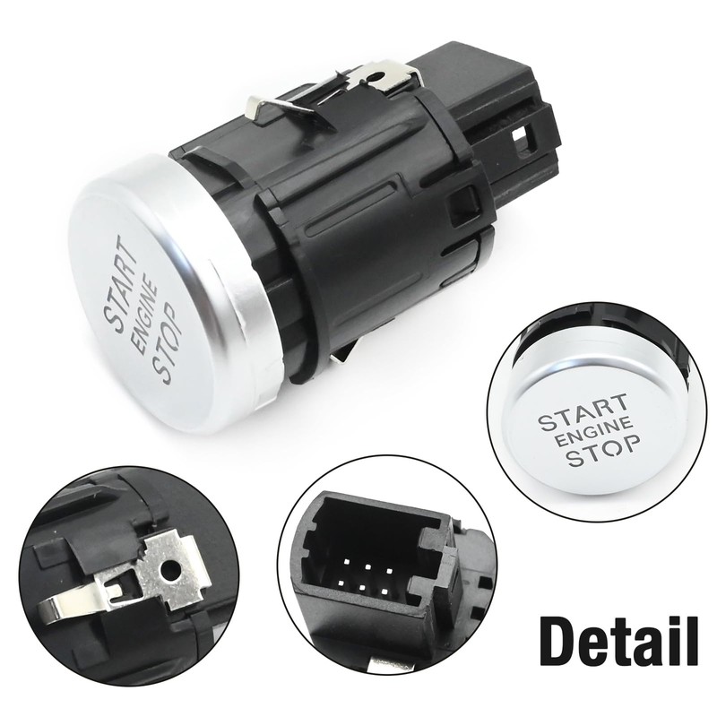 Hoypeyfiy 4G1905217A Start Stop Switch Push Button Engine Ignition Replacement