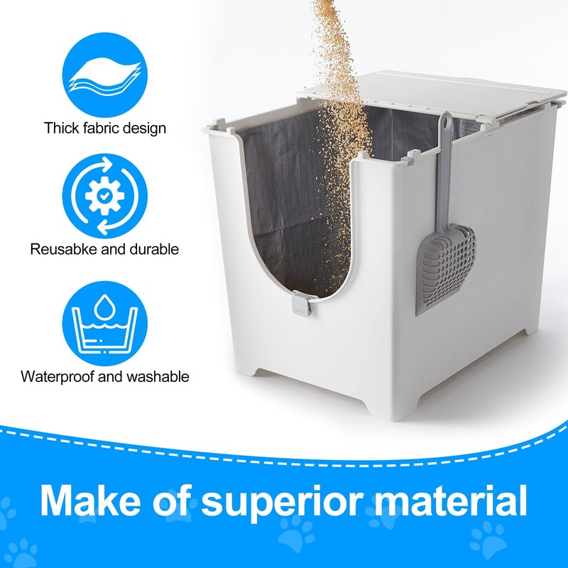 Ekepin 4 Pack Refill Liners Compatible Modkat Flip Litter Box