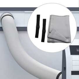 Saihisday Air Conditioner Exhaust Hose Air Conditioner Hose Cover with 2pcs Elastic Band for 5inch And 5.9inch Diameter Exhaust Hoses Tube