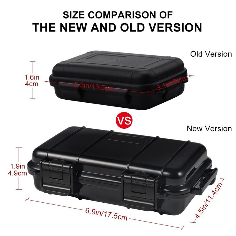 Qii Lu Anti-Pressure Container Box Waterproof Plastic Box Shockproof Dry