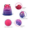 XMRSOY - Mochila con cordón para gimnasio, resistente al agua,