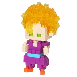 Nanoblock - Son Gohan Super Saiyan [Dragon Ball Z], Character Collection Series Building Kit, 130