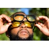 Outfiter Motorcycle Safety Sunglasses Fits Over Glasses Yellow Lenses Meets