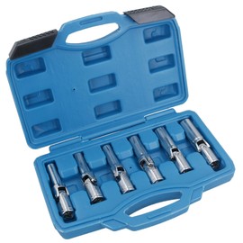 AB Tools Extra Long Diesel Glow Plug Socket Set Universal Joint 8-16mm Removal 3/8" Dr