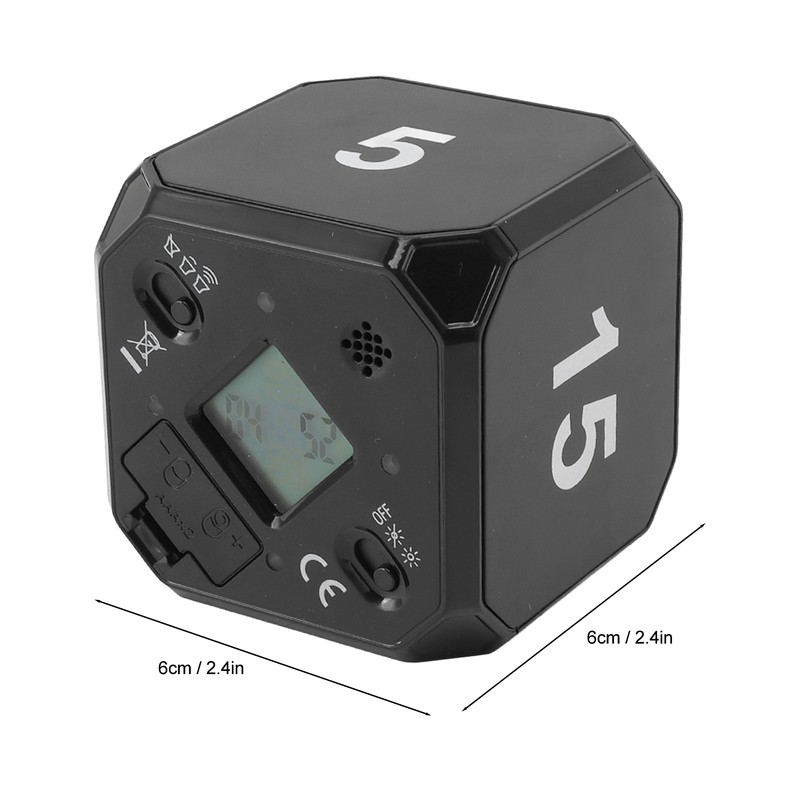 Kitchen Timer Portable Modes Adjustable 5 15 25 45 Min