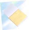 KONTONTY 50pcs 8x8.5cm Foil Leaf Sheets Imitation Leaf Art Foil