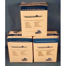 Liberty LANCETS! - LOT OF 3 LIBERTY 28G Safety Seal Lot of 3 Boxes of 100 (300 total)