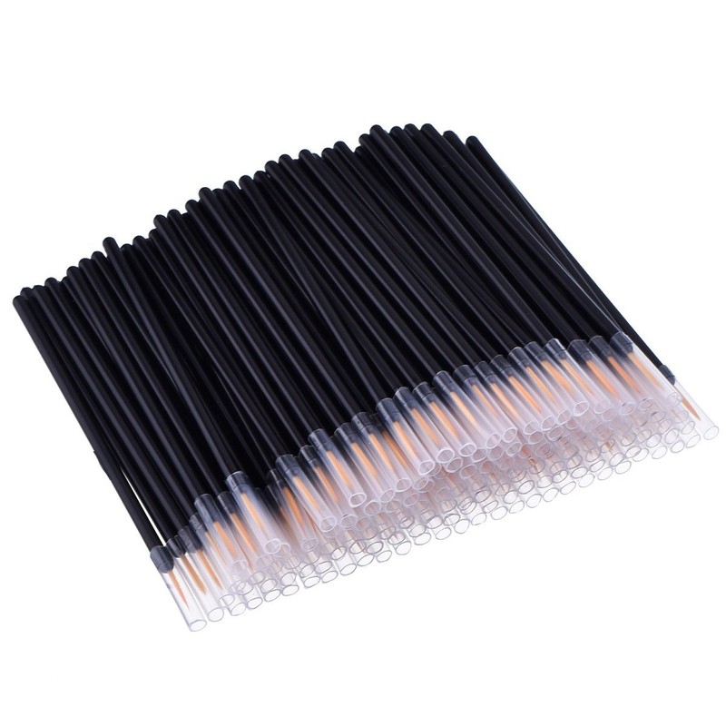 100 Pack Disposable Eyeliner Brush, JASSINS Eye liner Applicator Cosmetic