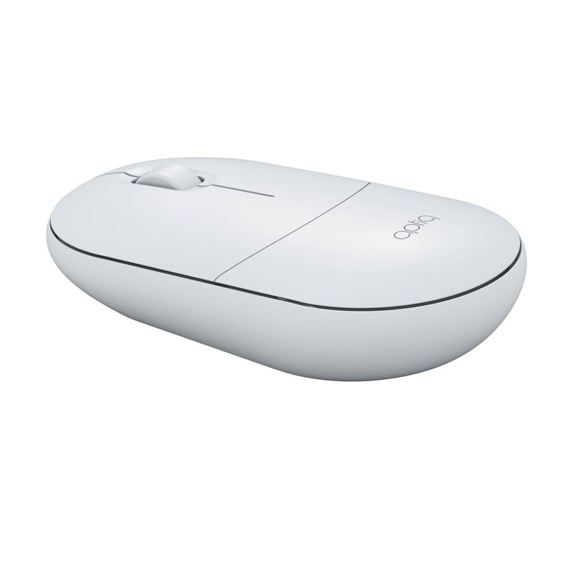Aptiq Wireless Mouse White - Bluetooth + USB (Dual Mode)