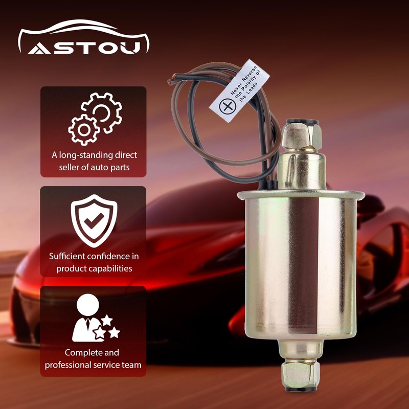 ASTOU E8012S Universal Low Pressure 5-9 PSI Electric Fuel Pump