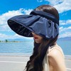 [ＫａｒｌｙＳｈｏｐ　ｉｍｐｏｒｔ] 【2way】UVカットサンバイザー カチューシャ 帽子 日除け 紫外線対策 日焼け つば広 折り畳み おしゃれ