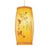 Woven Pendant Light Chinese Japanese Style Retro Rattan Lampshade Pendant