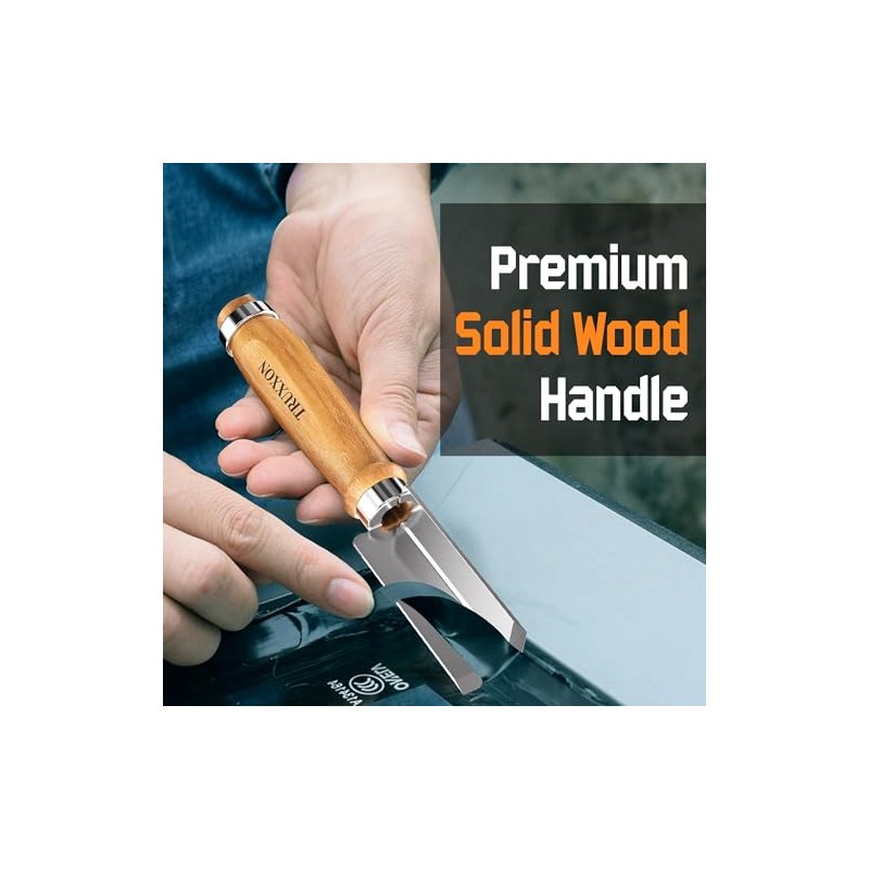 2 PCS Professional Caulk Remover Tool – Heat-Treated Caulking Tool