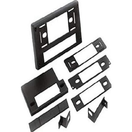 Scosche SU2030B Compatible with 2014-Up Subaru Legacy/Outback ISO Double DIN Dash Kit; Matte Black