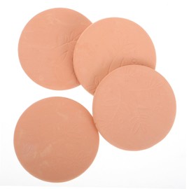 MAGICLULU 4pcs Terracotta Brown Sugar Softener Discs Reusable Brown Sugar Keeper for Moisture Retention for Food Storage Containers Maintains Freshness Prevents Hardening