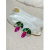 MMonesu Women Jewelry Set Rhinestone Colorful Crystal leaf shape Statement